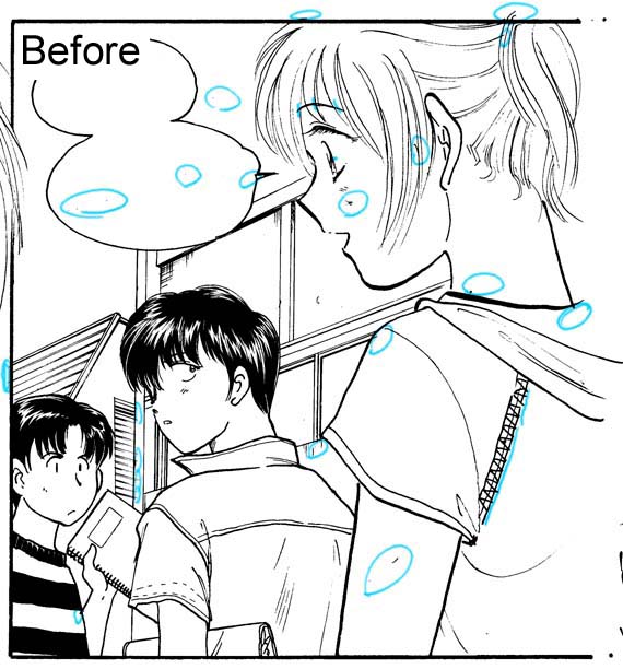 ❤ Manga/Comic Paper ❤ What do the Blue Guide Lines Mean & How to